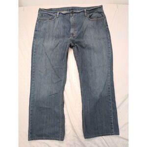 Levis 559 Jeans Mens 42x30 Blue Relaxed Straight Leg Denim Pants Comfortable Fit
